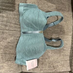 Victoria's Secret Teal Zip-Front Sports Bra